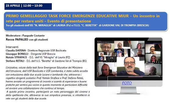 Incontro con la presenza di Rocco Papaleo Incontro con la presenza di Rocco Papaleo