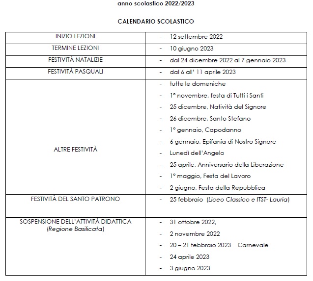 calendario 2022