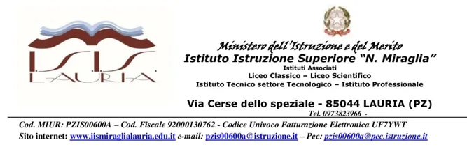 Intestazione scuola